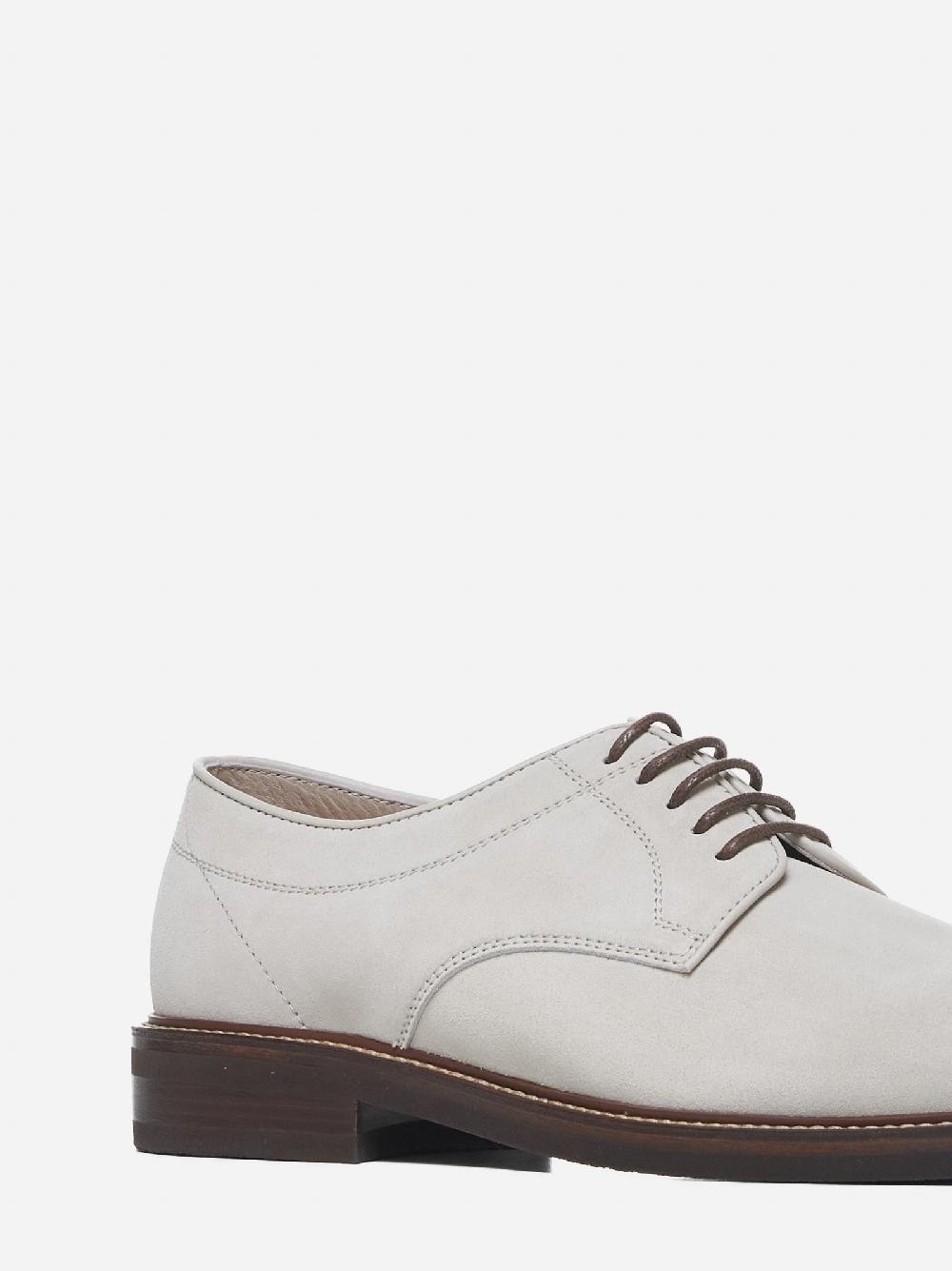 BRUNELLO CUCINELLI Derby in suede Affare Del Giorno