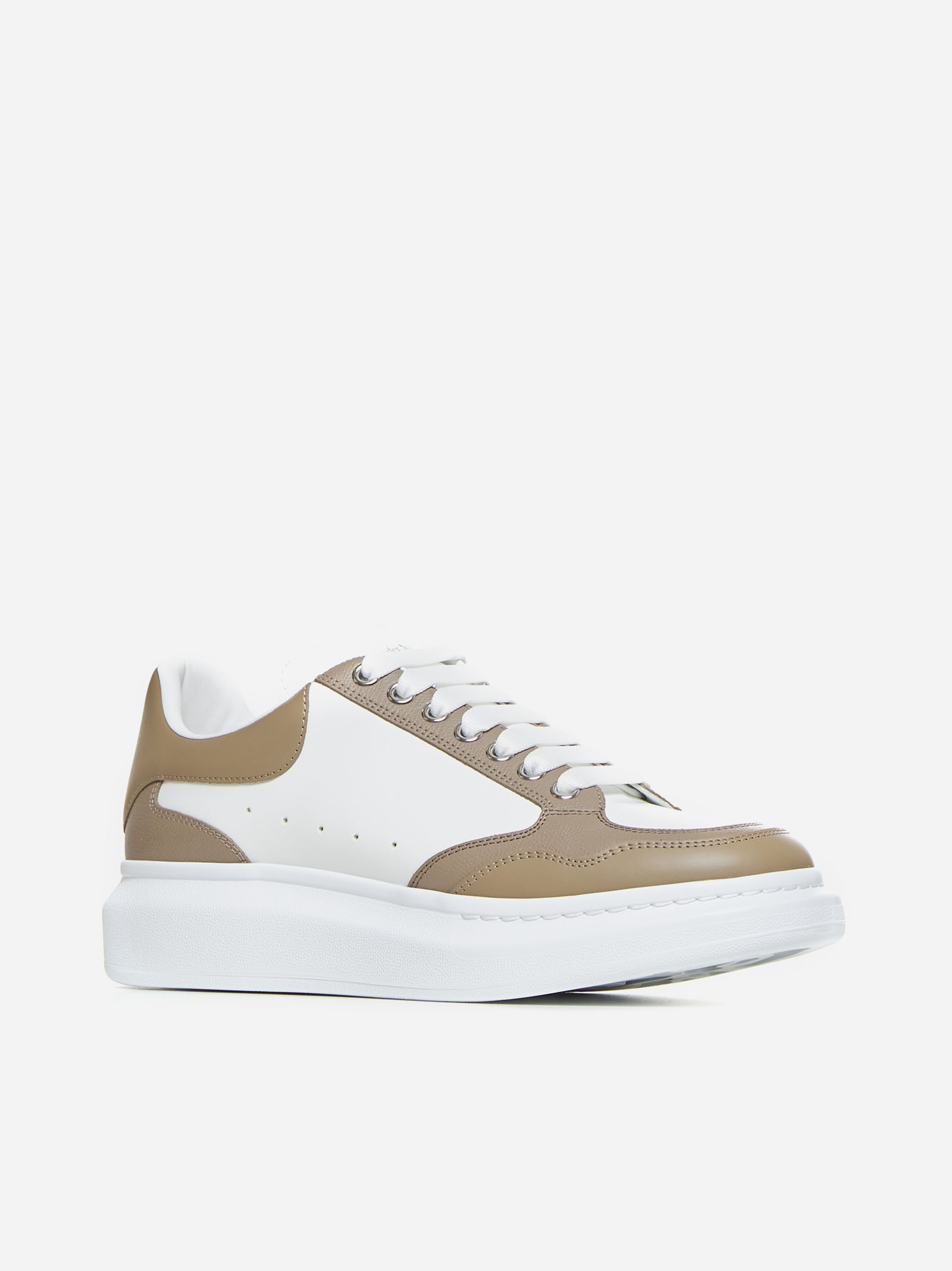 ALEXANDER MCQUEEN Sneakers Oversize in pelle Offerta