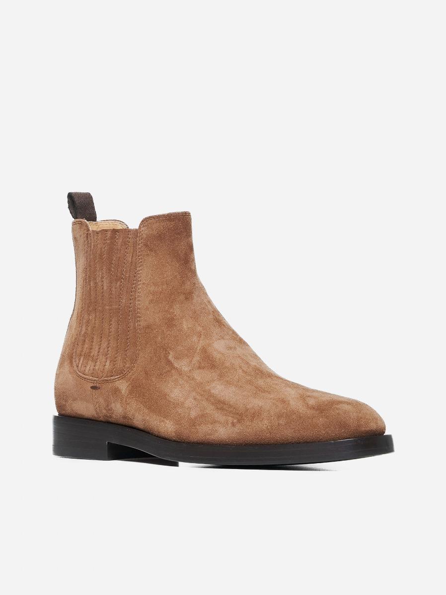BRUNELLO CUCINELLI Stivaletti Chelsea in suede Outlet