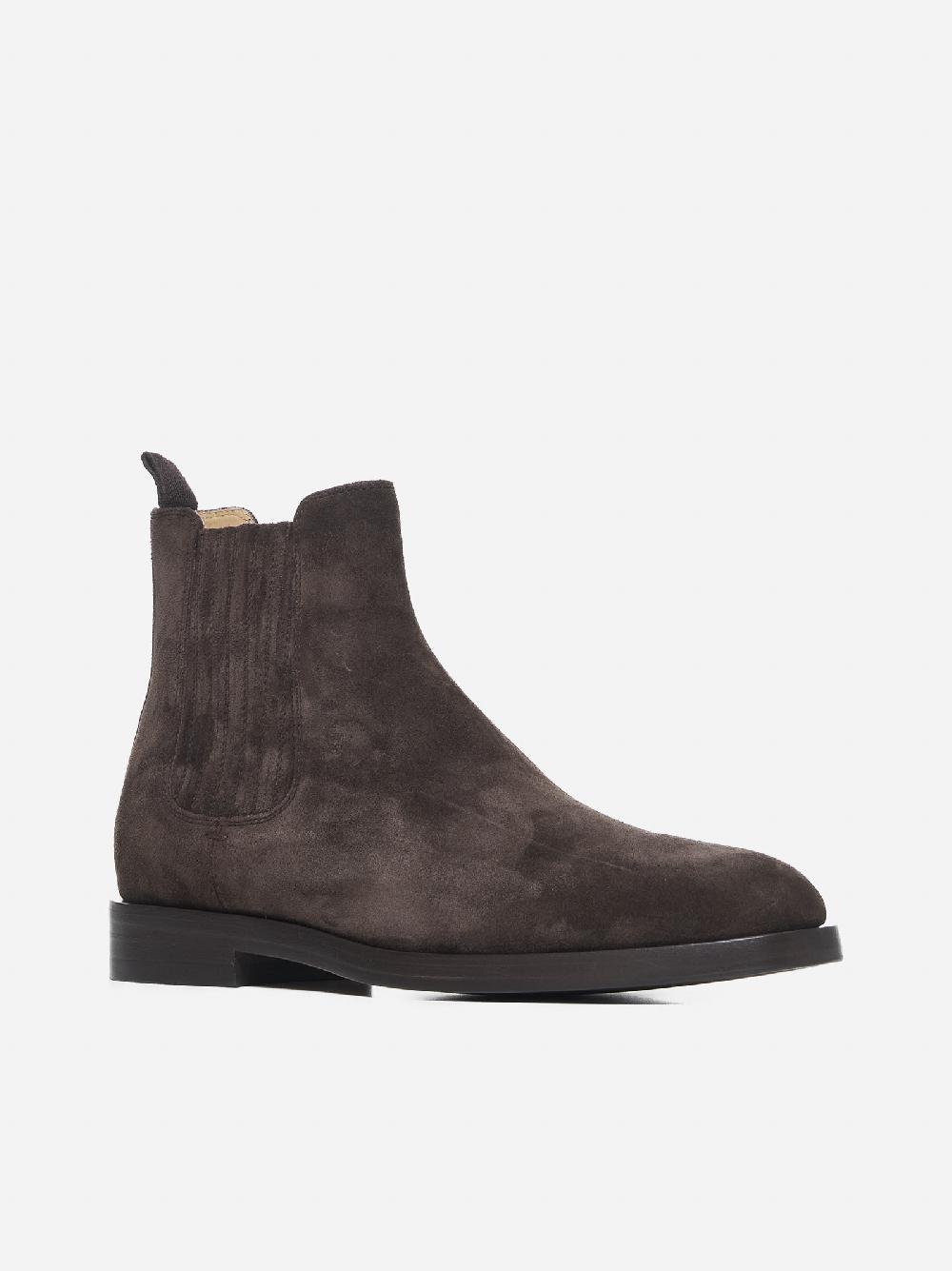 BRUNELLO CUCINELLI Stivaletti Chelsea in suede Vendita Calda