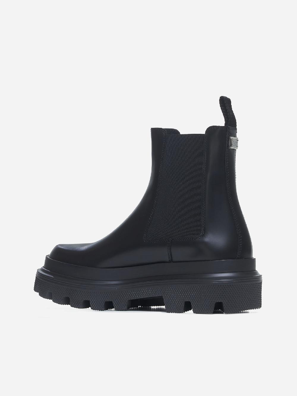 DOLCE & GABBANA Stivaletti Trekking in pelle Vendite Flash