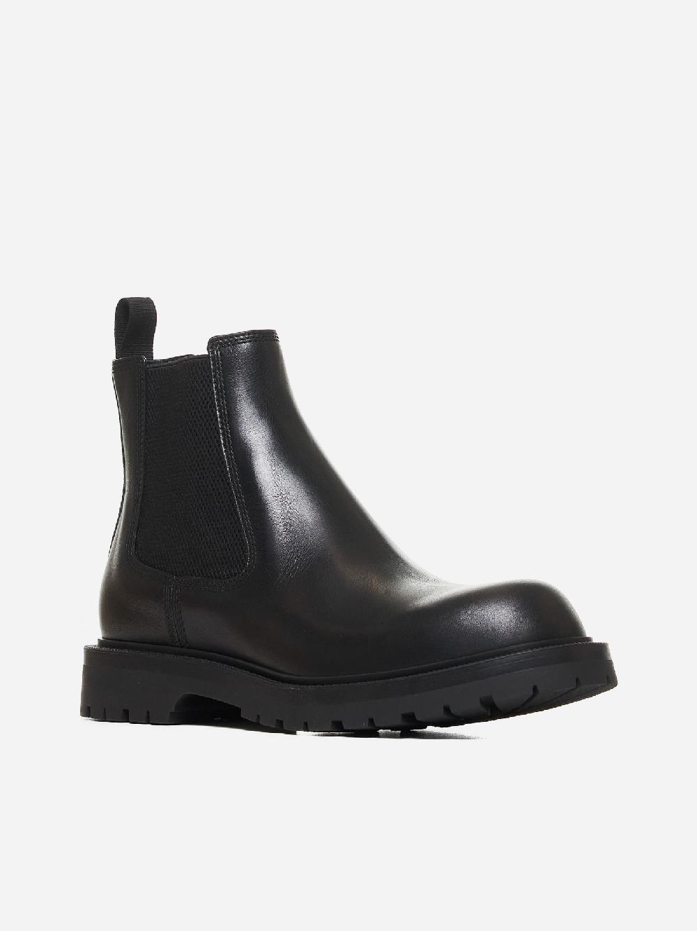 GUCCI Stivaletti Chelsea in pelle con Web Italia