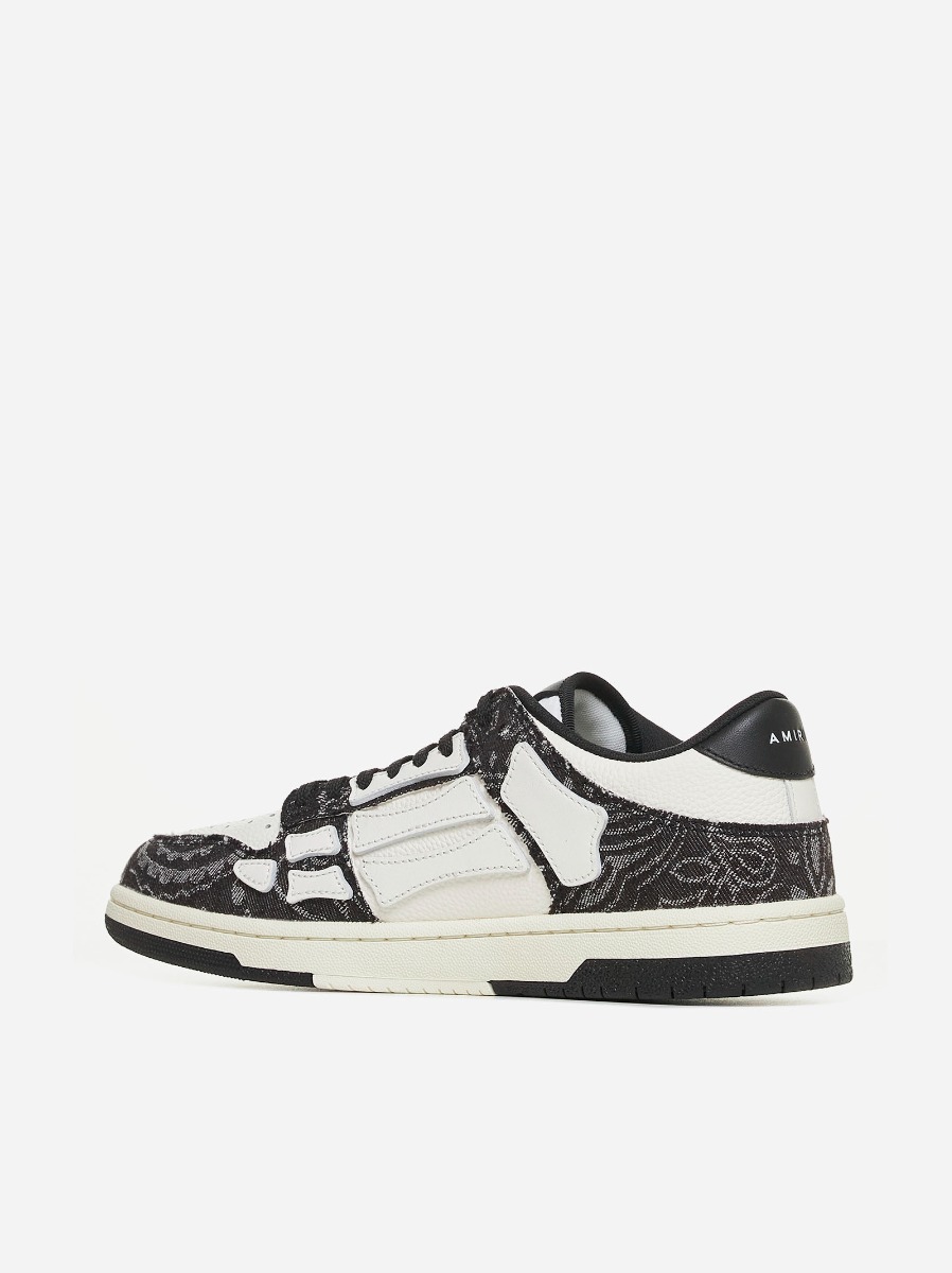 AMIRI Sneakers Skel Bandana low-top in pelle e denim 2025