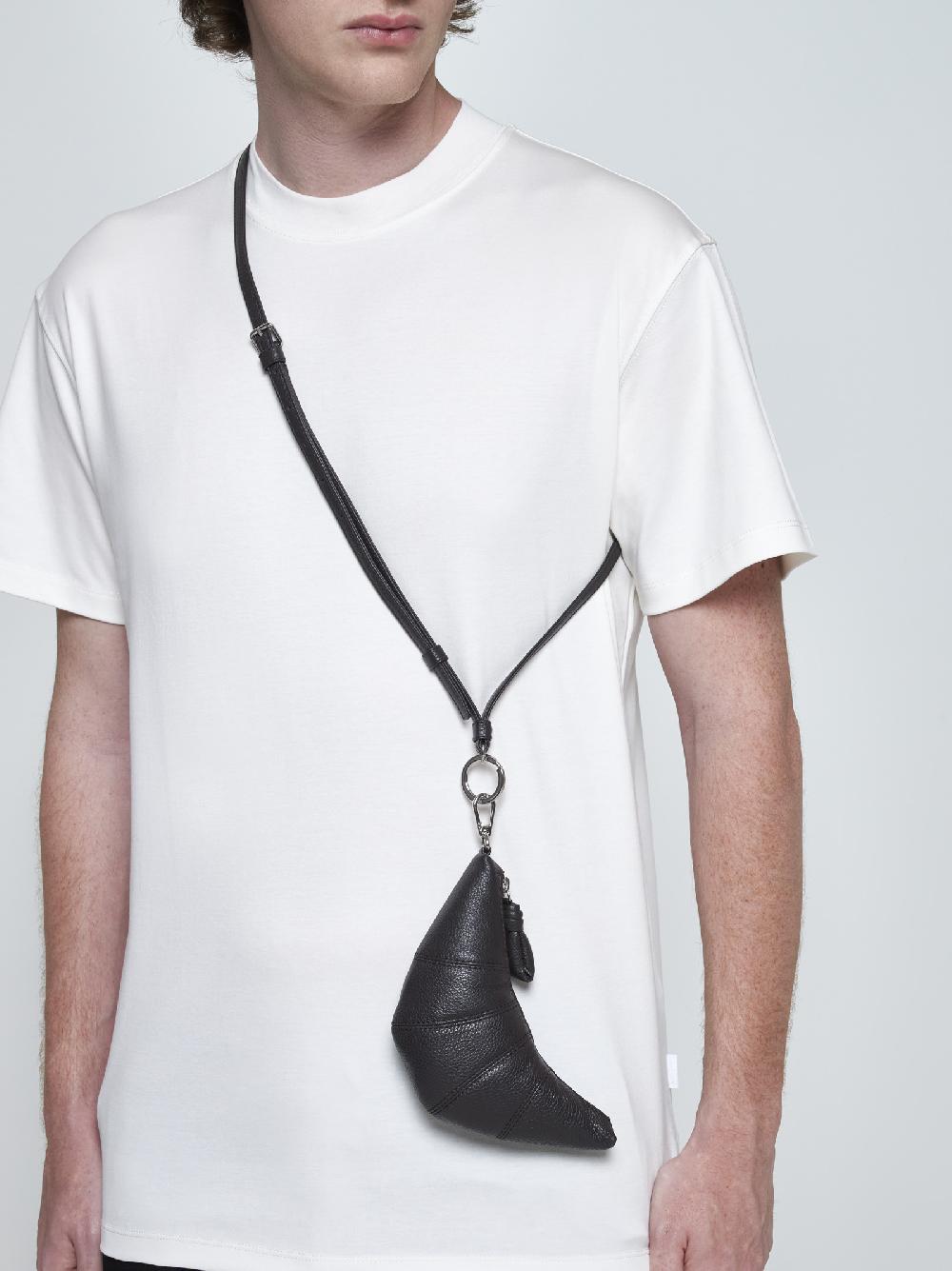 LEMAIRE Portamonete Croissant in pelle Shopping Online