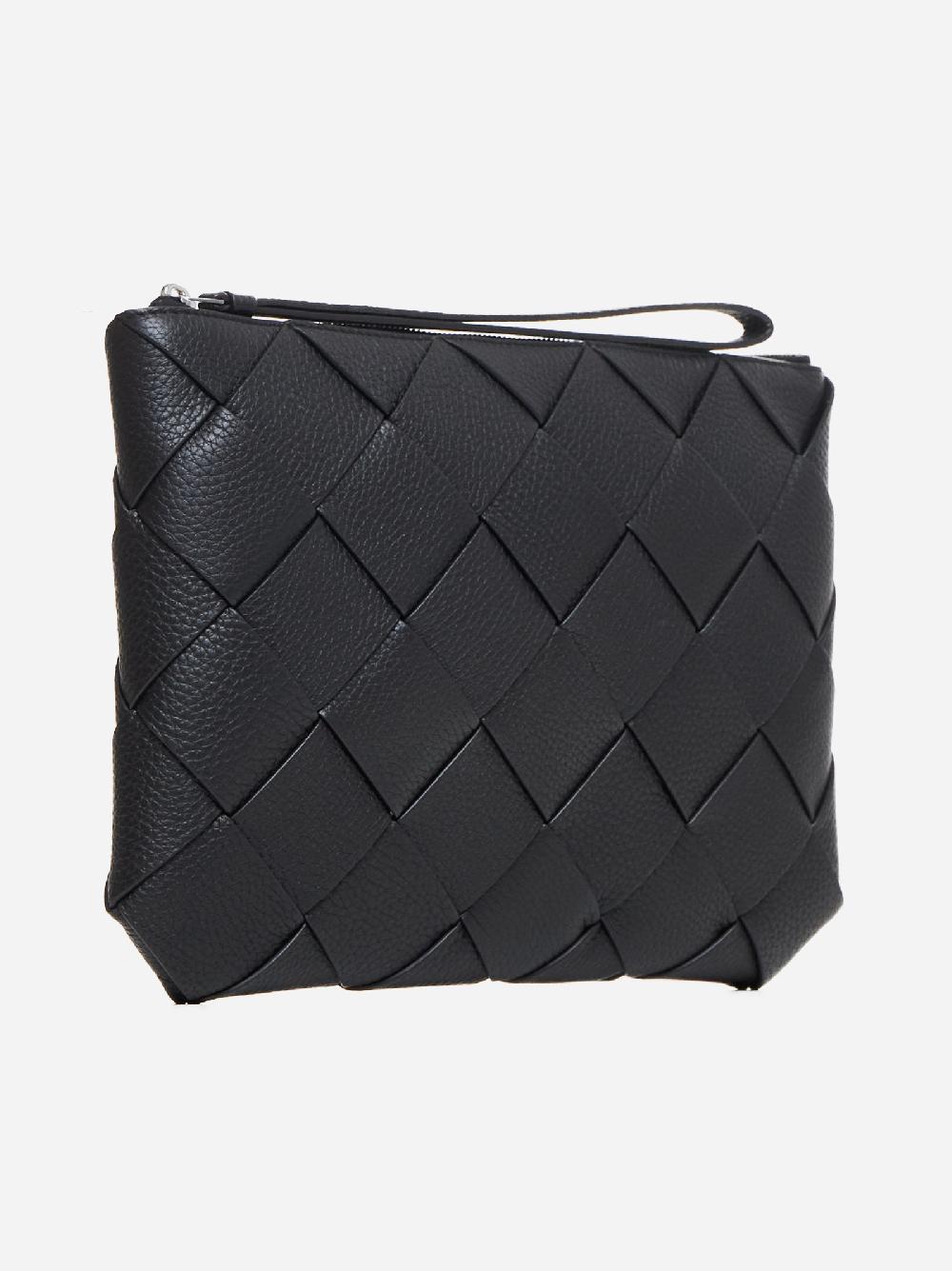 BOTTEGA VENETA Pochette grande Diago in pelle Intreccio Prezzo Ridotto
