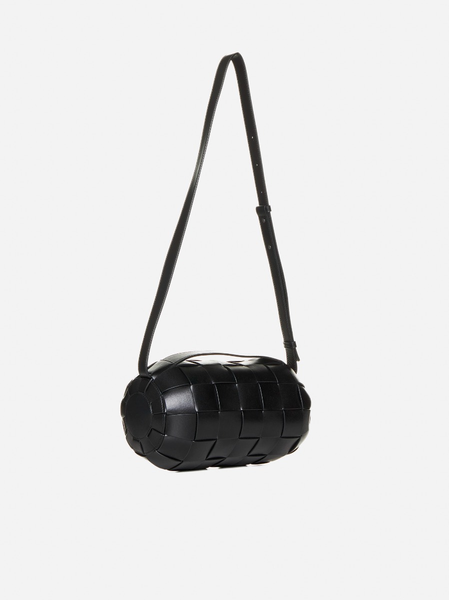 BOTTEGA VENETA Borsa Boombox piccola in pelle Intreccio Vendita Calda