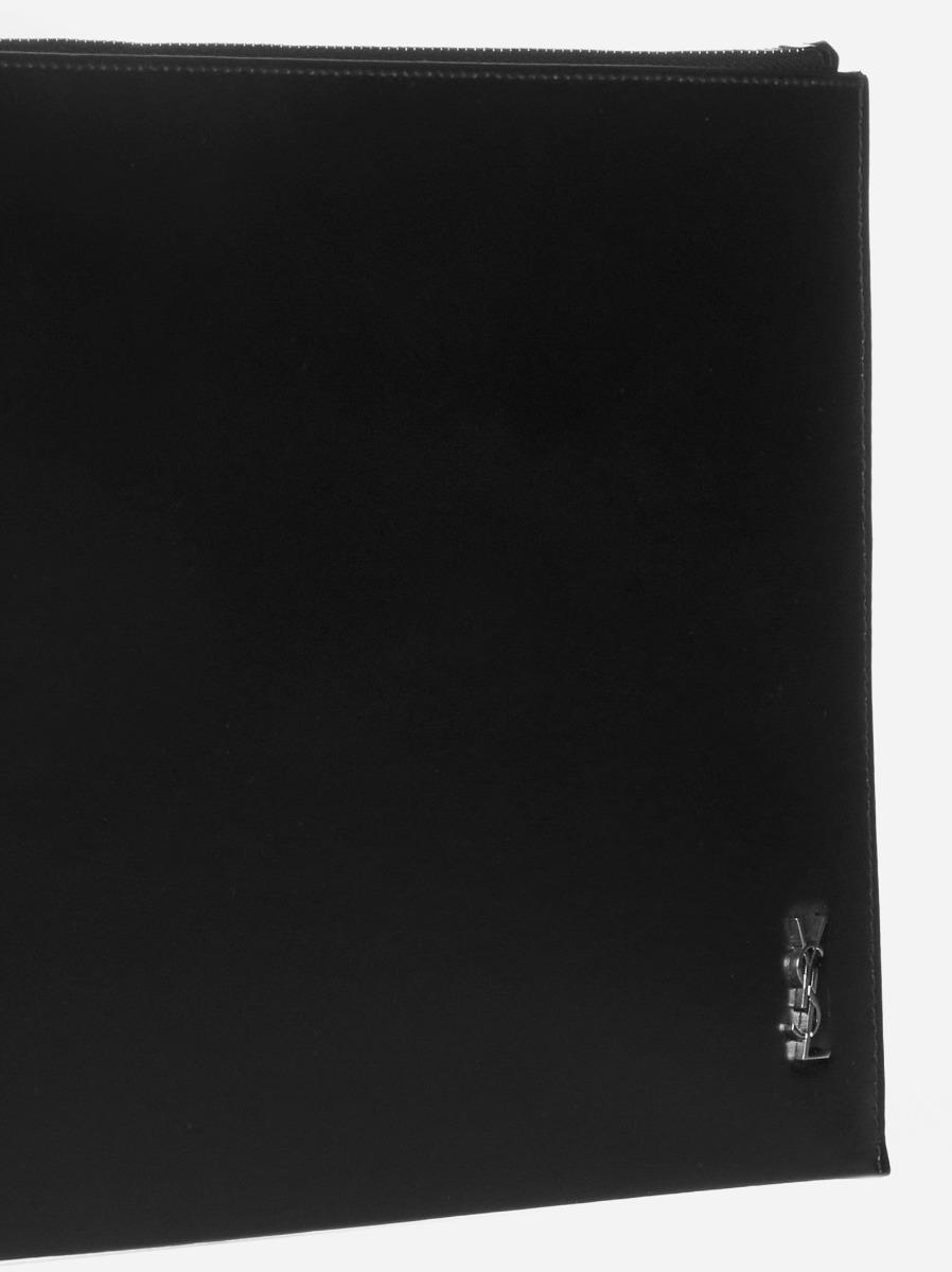 SAINT LAURENT Custodia per iPad in pelle Vendite Flash