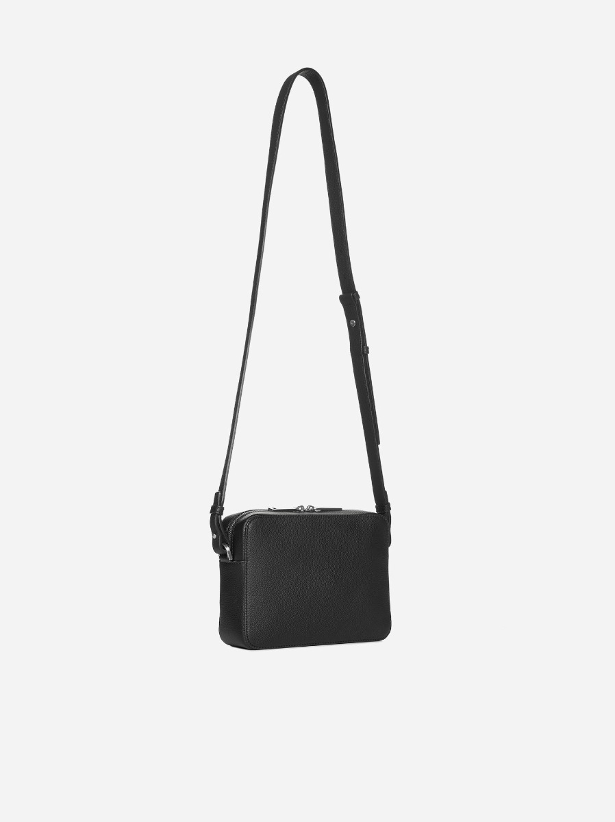 FERRAGAMO Borsa Travel in pelle Gancini Offerta speciale della fabbrica
