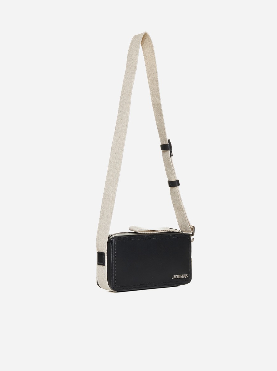 JACQUEMUS Borsa Le Cuerda Horizontal in pelle Discount Store per i nuovi prodotti