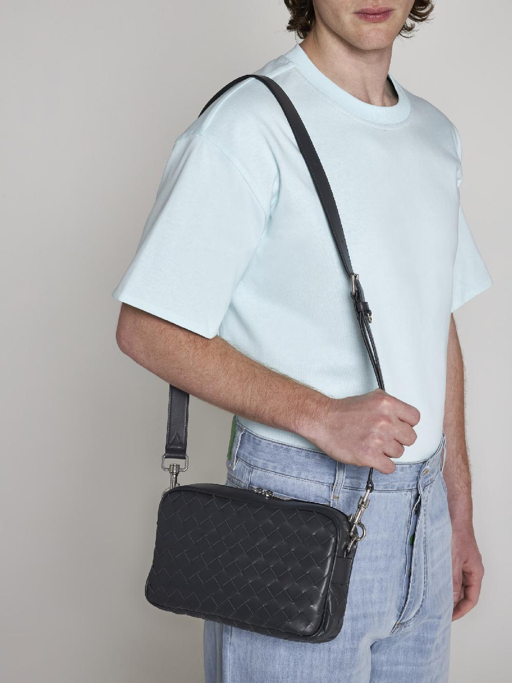 BOTTEGA VENETA Borsa a tracolla piccola in pelle Intreccio Pezzi Unici