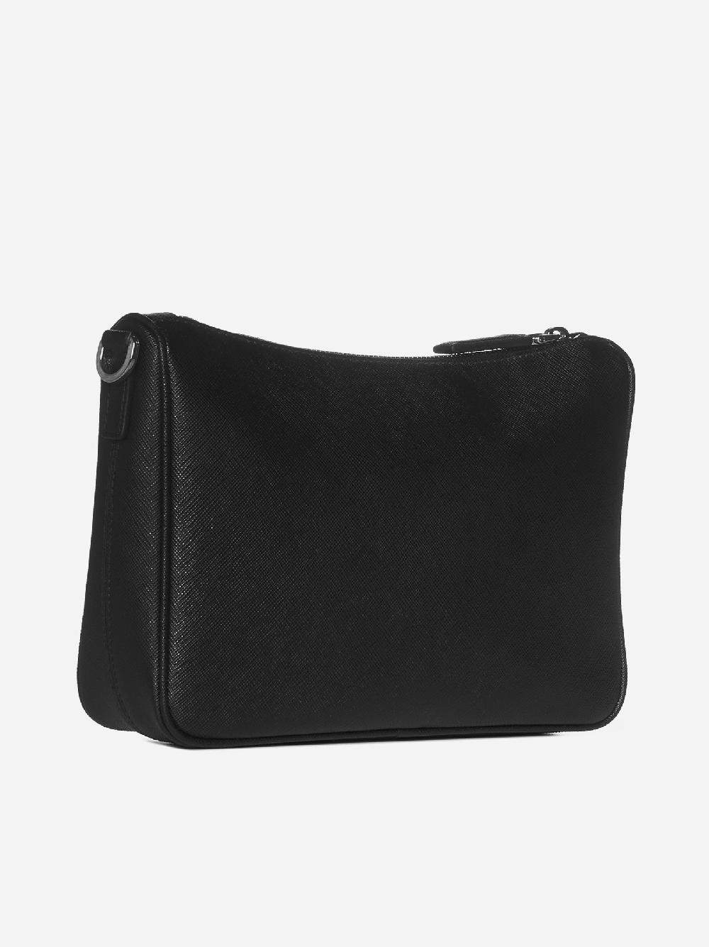 PRADA Borsa in pelle Saffiano con placca-logo Qualità Garantita
