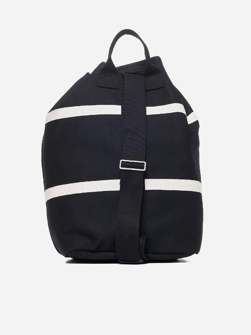 SAINT LAURENT Zaino Stamp Seau in cotone Consegna Veloce