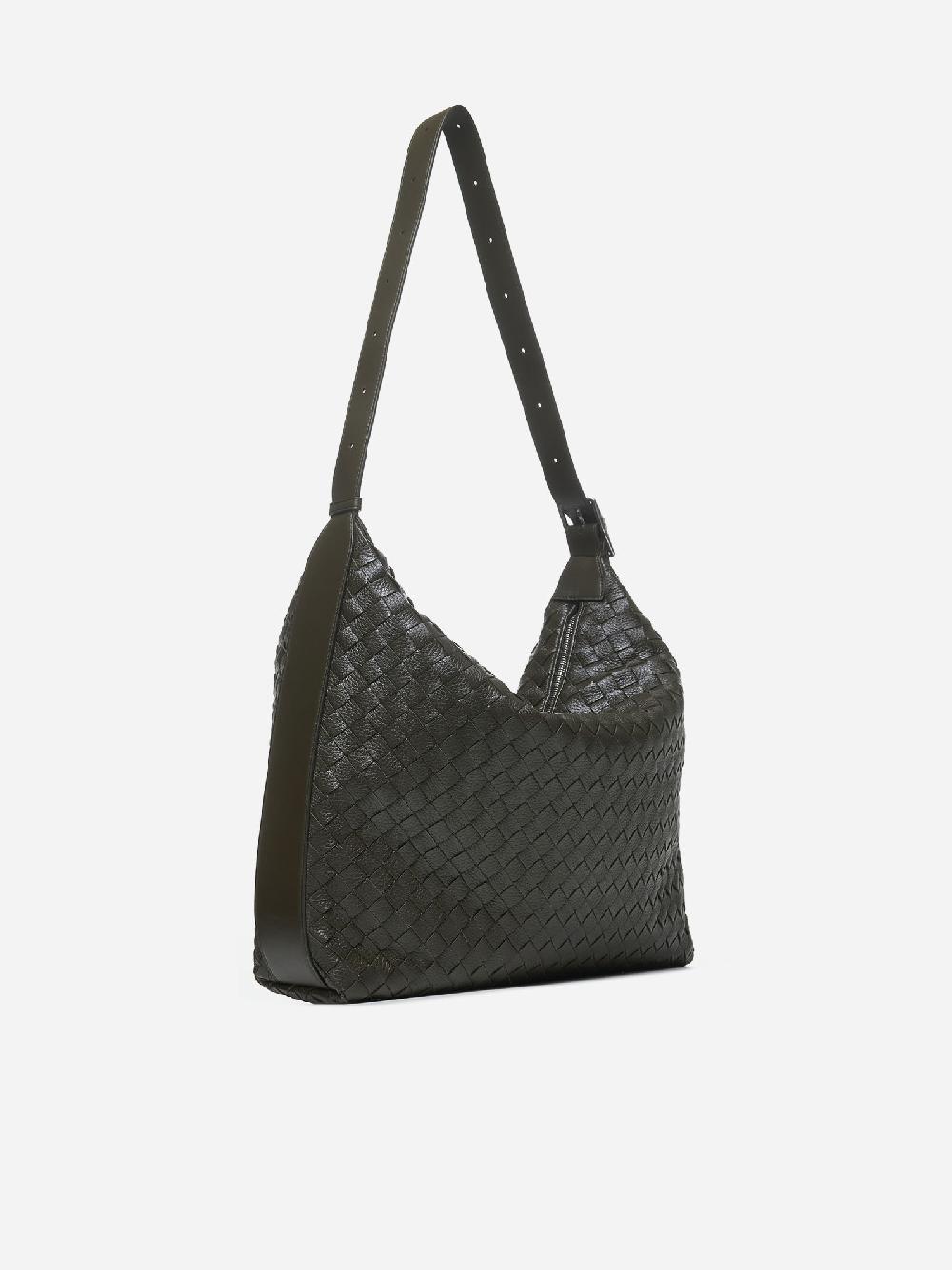 BOTTEGA VENETA Borsa hobo Traveller in pelle Intrecciato Promozione Limitata