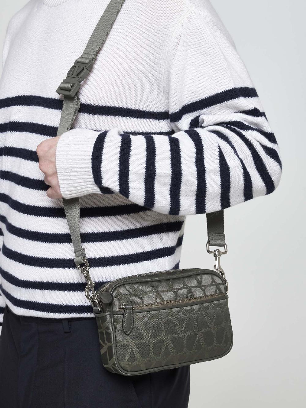 VALENTINO GARAVANI Borsa crossbody in tessuto Toile Iconographe Affare Del Giorno