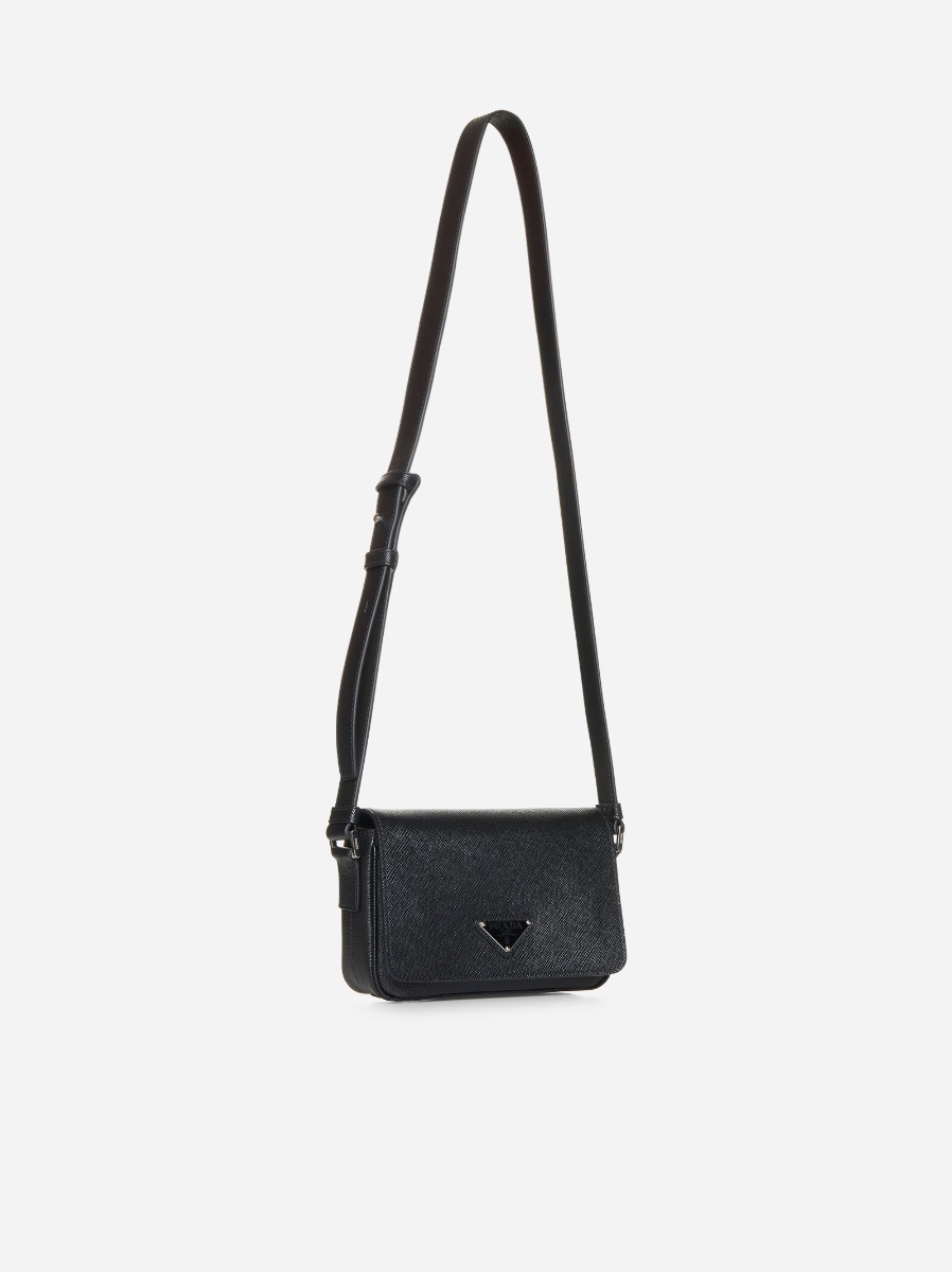PRADA Borsa in pelle Saffiano Sconto