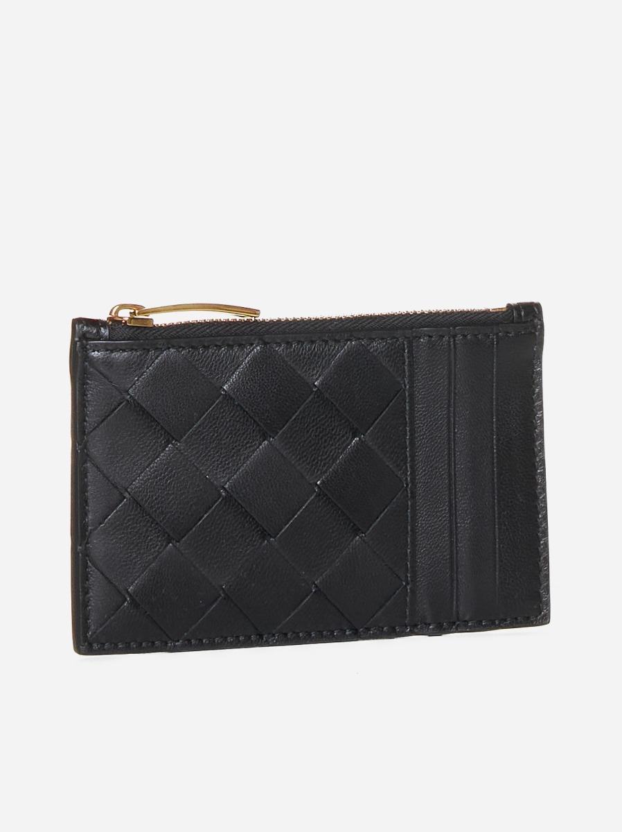 BOTTEGA VENETA Portacarte in pelle Intreccio 2025
