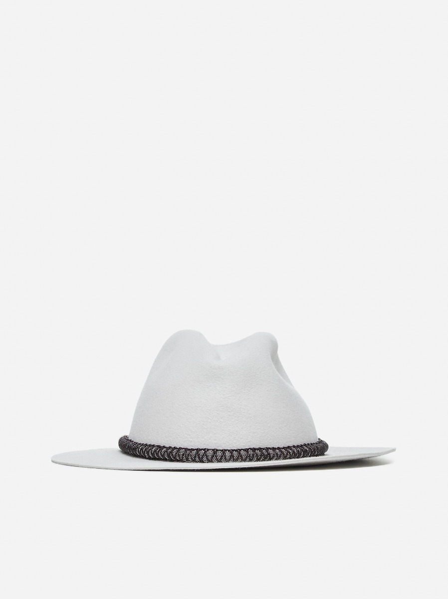 BRUNELLO CUCINELLI Cappello fedora in feltro Nuovo