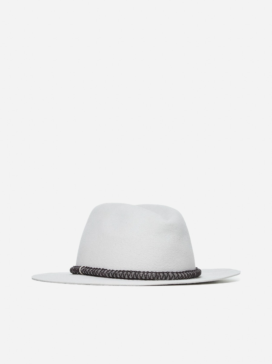 BRUNELLO CUCINELLI Cappello fedora in feltro Nuovo