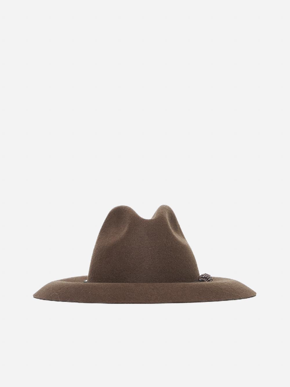BRUNELLO CUCINELLI Cappello fedora in feltro Qualità