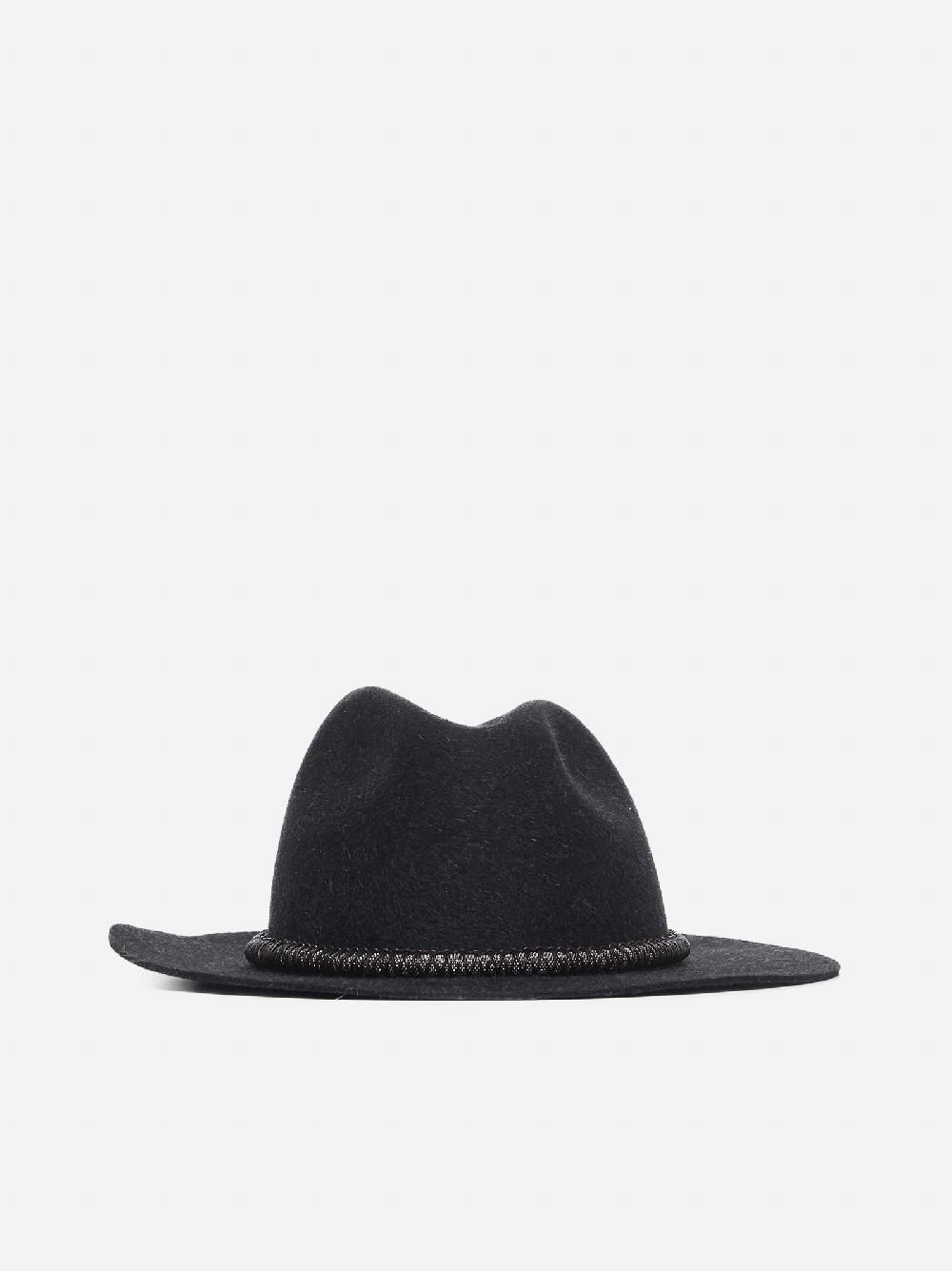 BRUNELLO CUCINELLI Cappello fedora in feltro Promozione