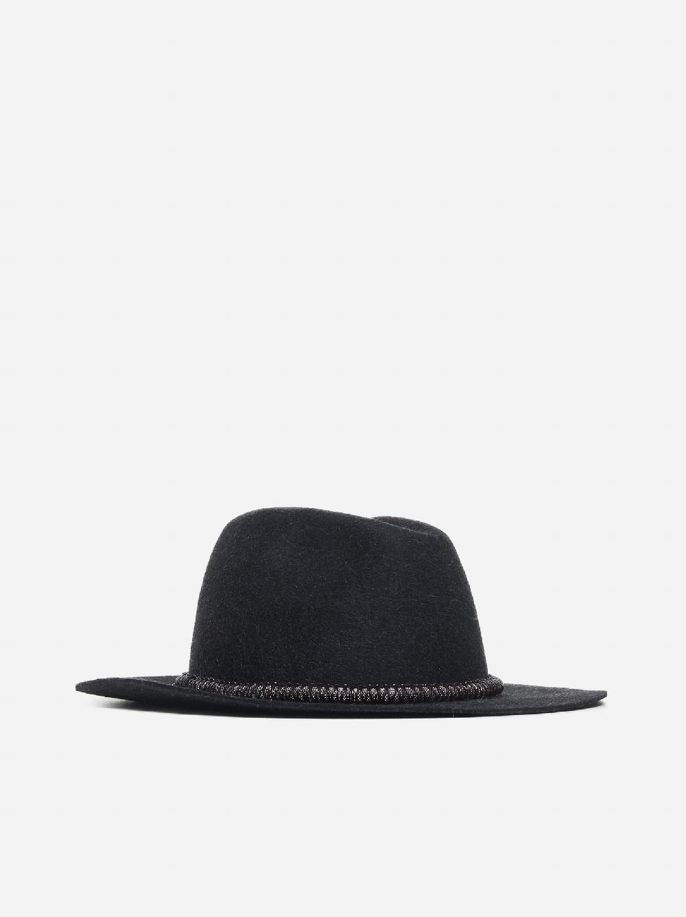 BRUNELLO CUCINELLI Cappello fedora in feltro Promozione