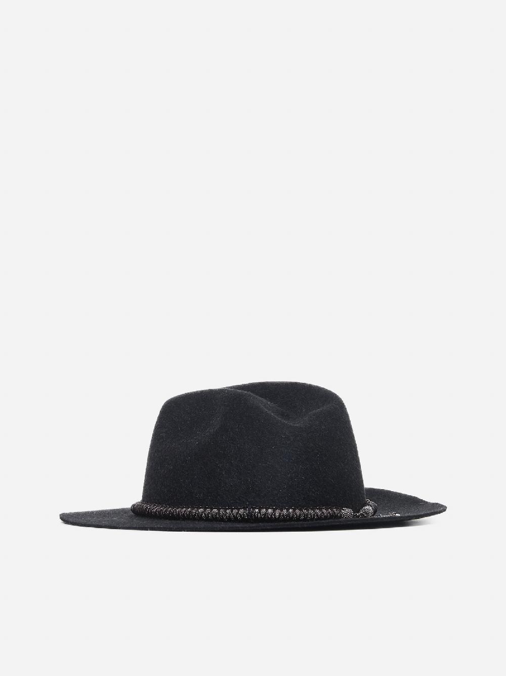BRUNELLO CUCINELLI Cappello fedora in feltro Promozione