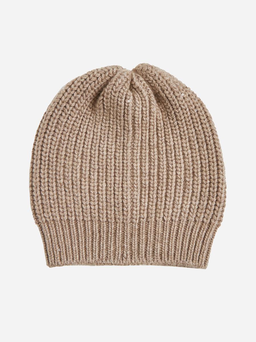 BRUNELLO CUCINELLI Berretto misto cashmere con paillettes Affare Del Giorno