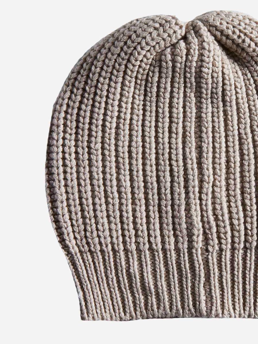 BRUNELLO CUCINELLI Berretto misto cashmere con paillettes Novità