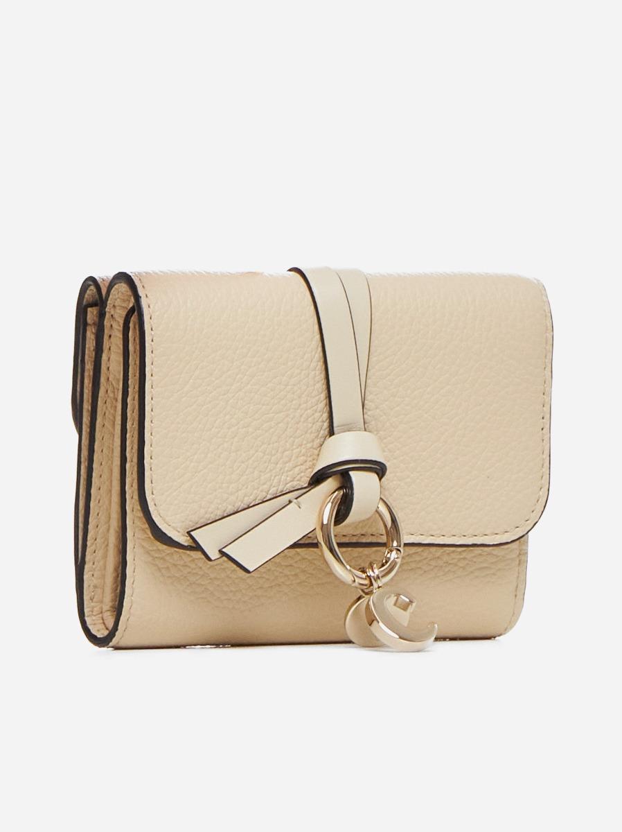 CHLOÉ Portafoglio Alphabet in pelle Vendita Calda