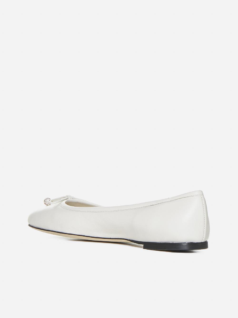 JIMMY CHOO Ballerine Elme in pelle Nuovo