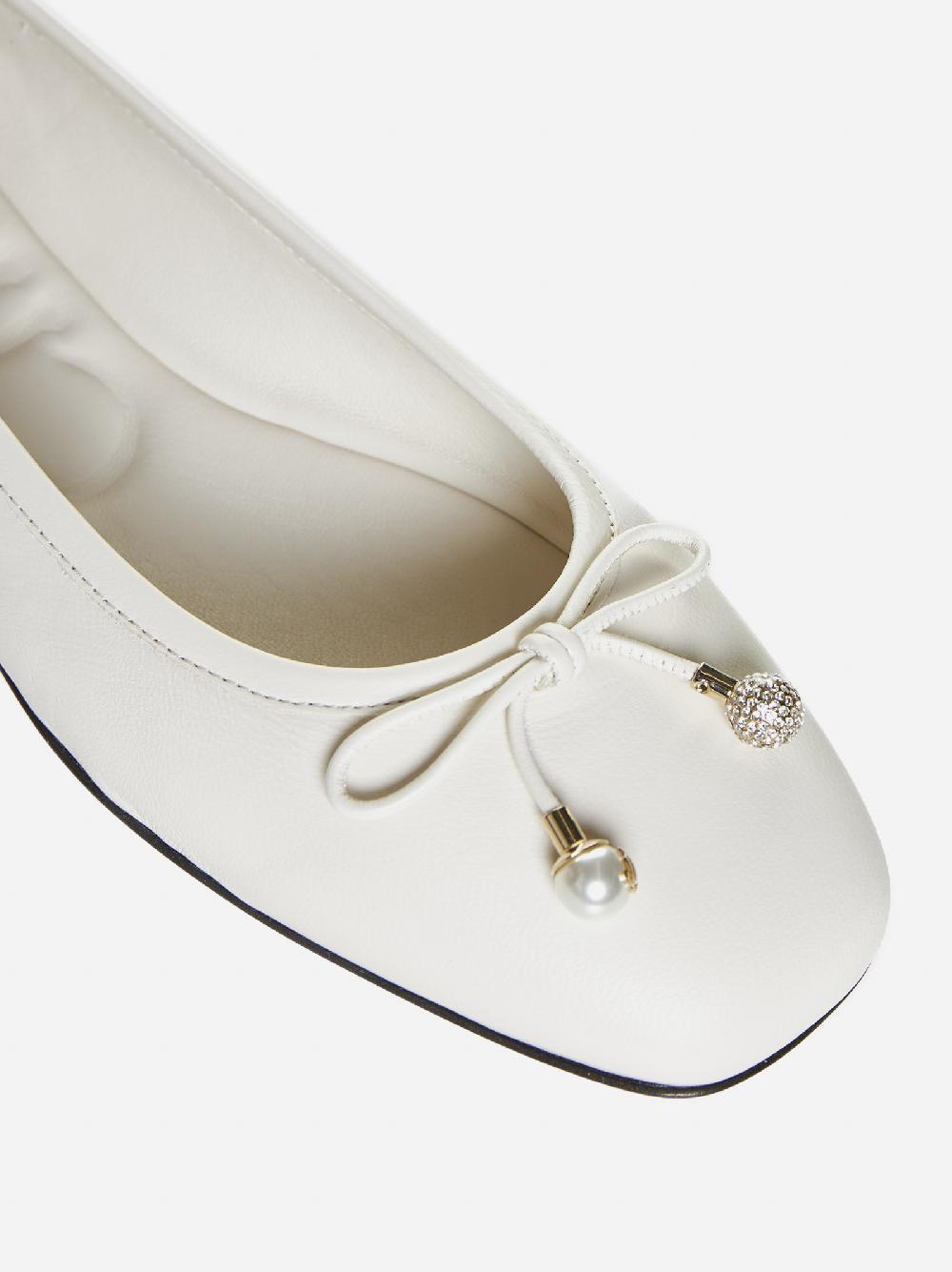 JIMMY CHOO Ballerine Elme in pelle Nuovo