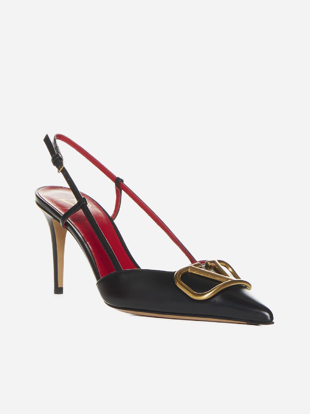 VALENTINO GARAVANI Slingback VLogo Signature in pelle Fino Al -60%