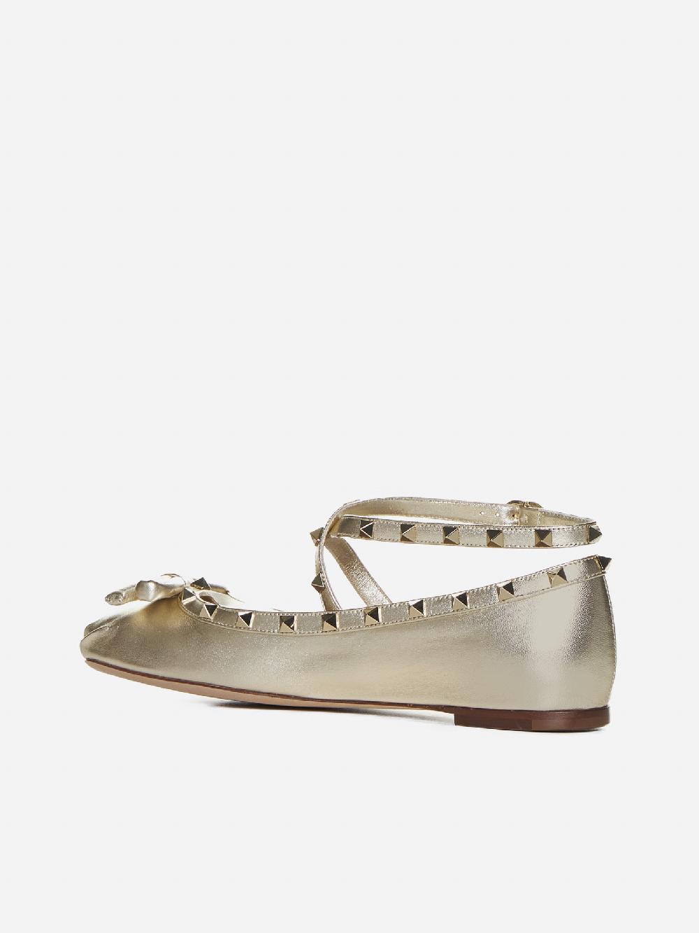 VALENTINO GARAVANI Ballerine Rockstud in pelle Shopping Online