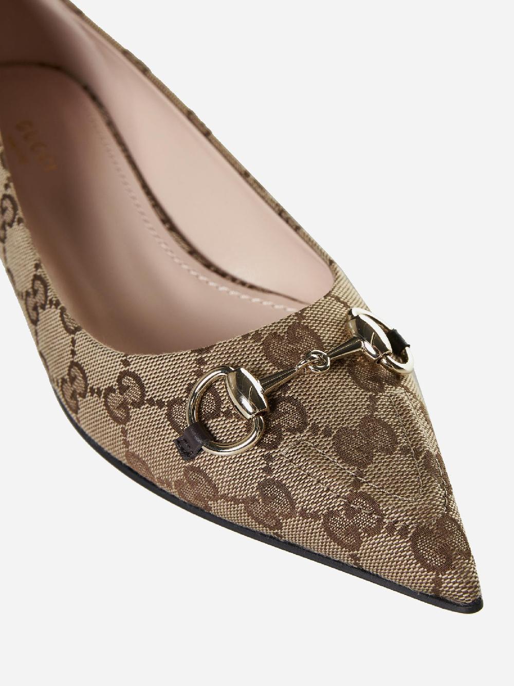 GUCCI Ballerine in tessuto GG Offerta