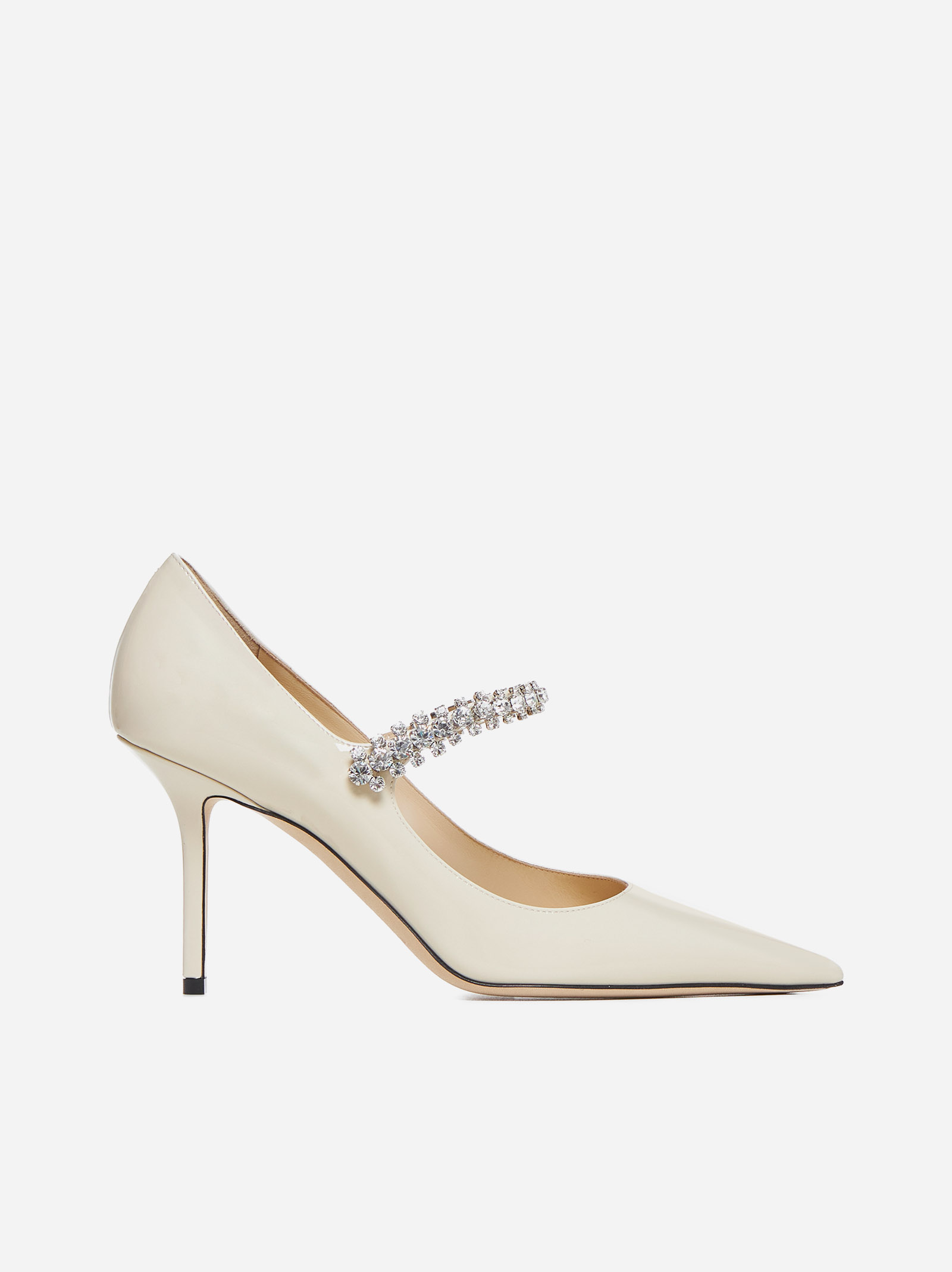 JIMMY CHOO Decollete’ Bing in vernice con cristalli Fino al 55% di sconto