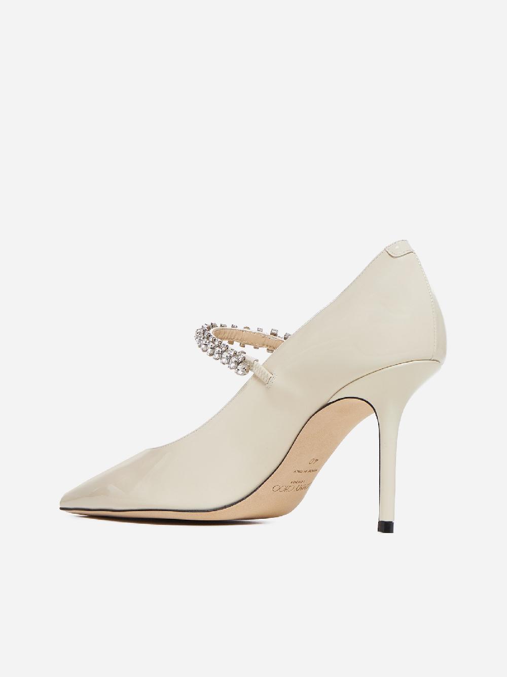 JIMMY CHOO Decollete’ Bing in vernice con cristalli Fino al 55% di sconto