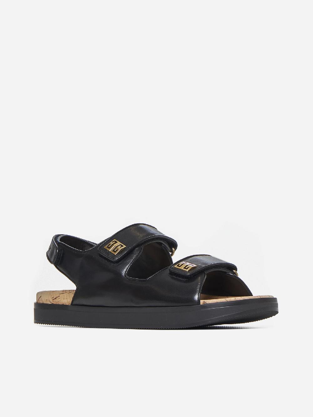 GIVENCHY Sandali flat in pelle 4G 2025