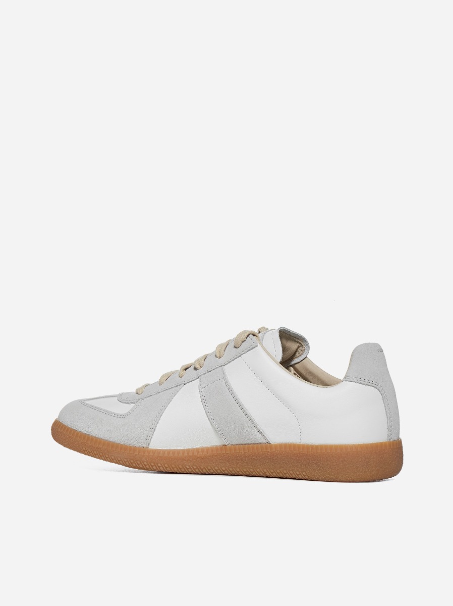MAISON MARGIELA Sneakers Replica in pelle e suede Vendita