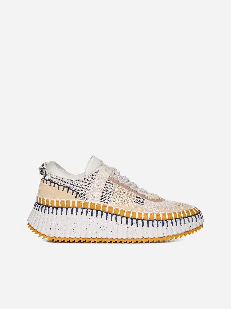 CHLOÉ Snaekers Nama in maglia mesh