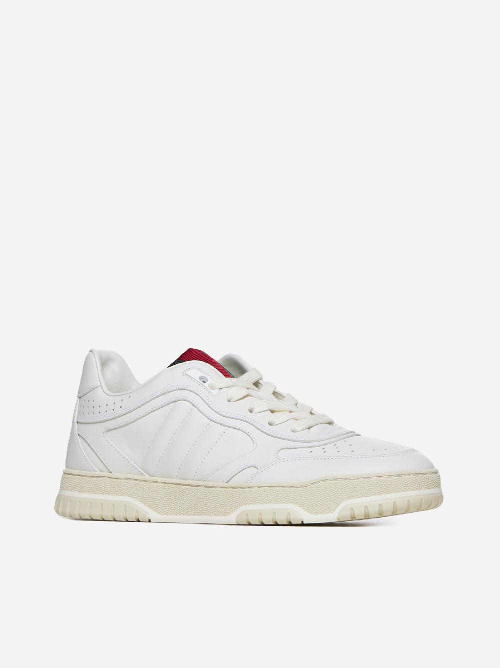 GUCCI Sneakers Re-Web in pelle Consegna Veloce