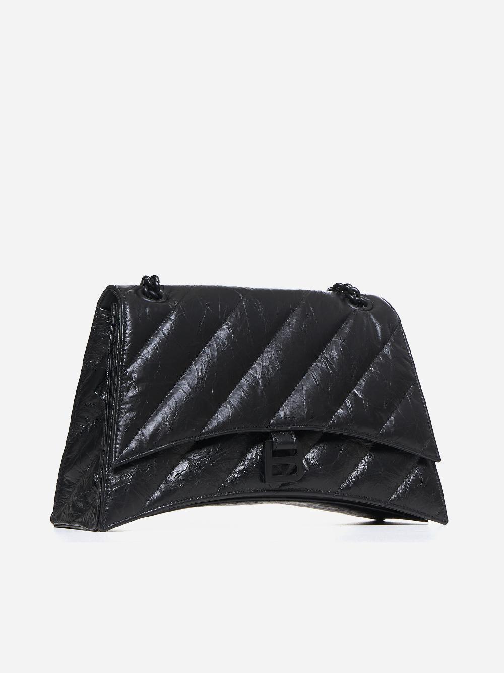 BALENCIAGA Borsa Crush Chain media in pelle Prezzo Ridotto