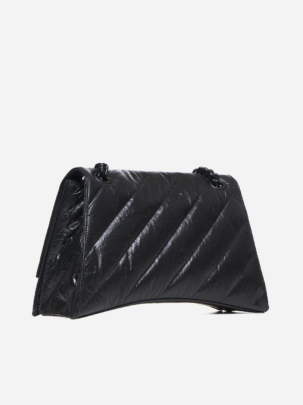 BALENCIAGA Borsa Crush Chain media in pelle Prezzo Ridotto