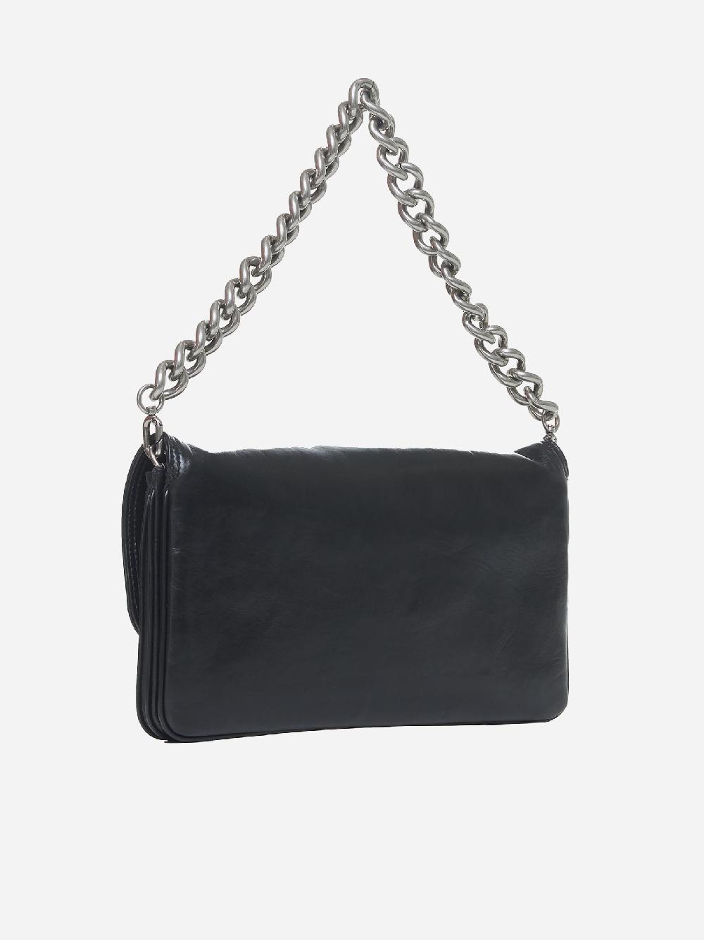 BALENCIAGA Borsa Flap BB media in pelle Novità