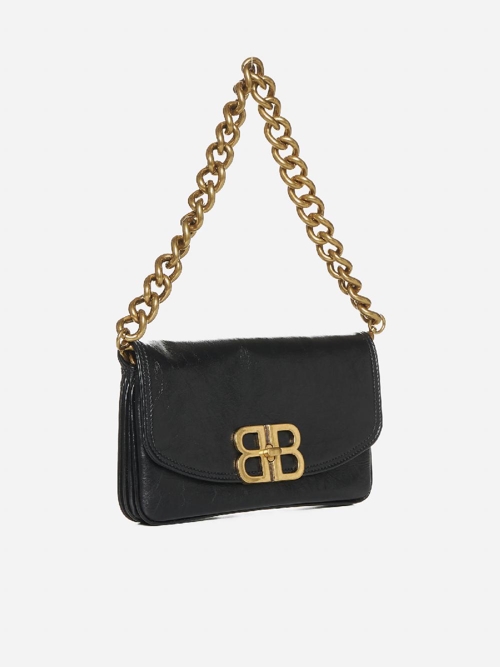 BALENCIAGA Borsa Flap BB Soft piccola in pelle Presa