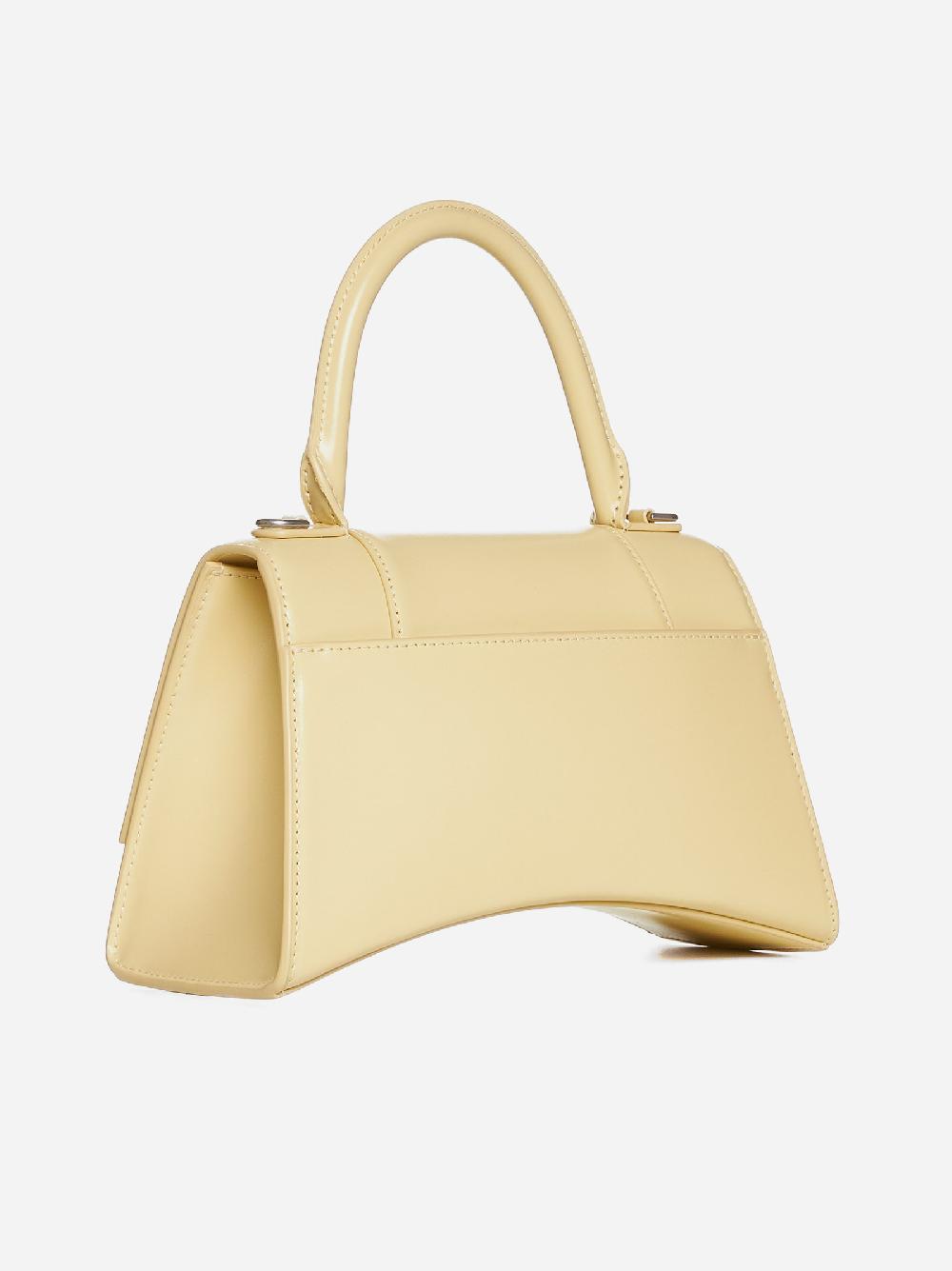 BALENCIAGA Borsa Hourglass Small in pelle Offerta