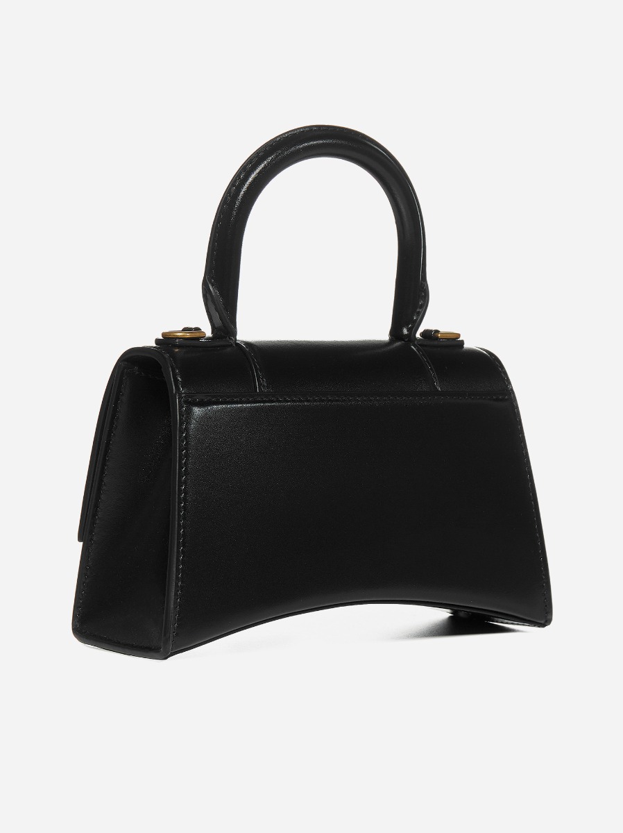 BALENCIAGA Borsa Hourglass XS in pelle Economico