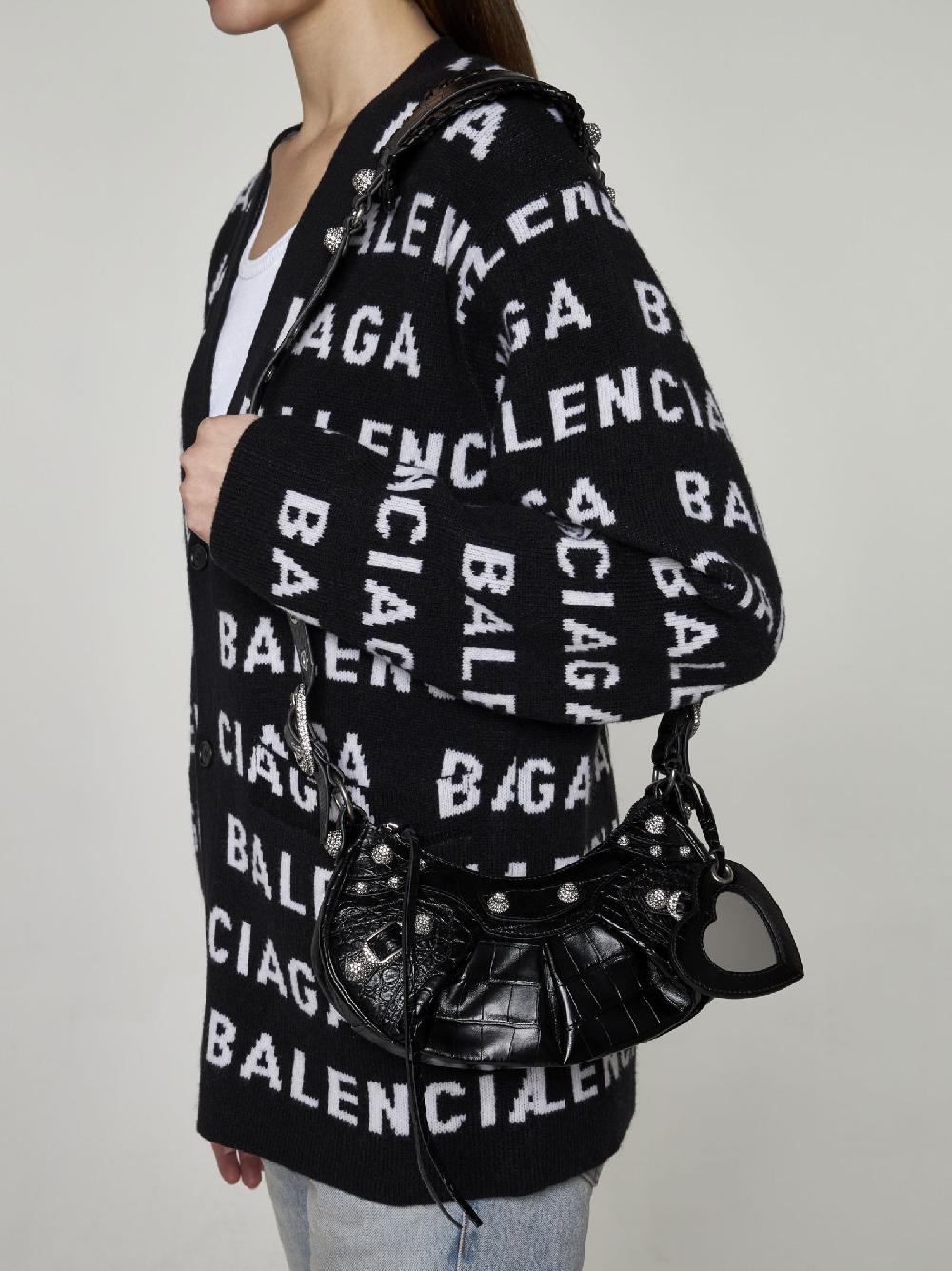 BALENCIAGA Borsa Le Cagole XS in pelle effetto coccodrillo Offerte