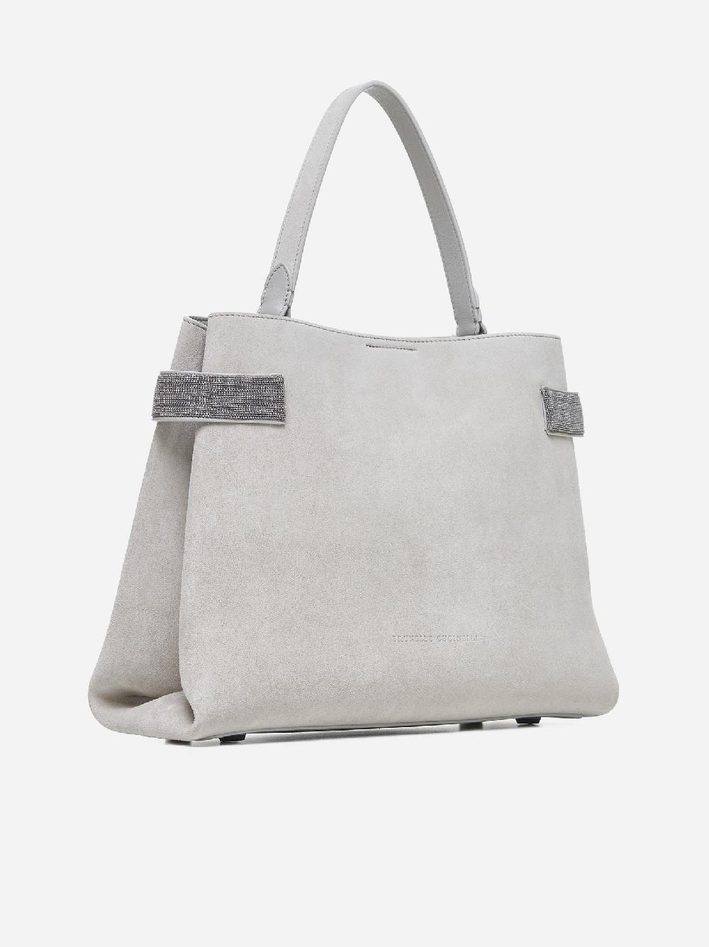 BRUNELLO CUCINELLI Borsa Essence in suede Italy