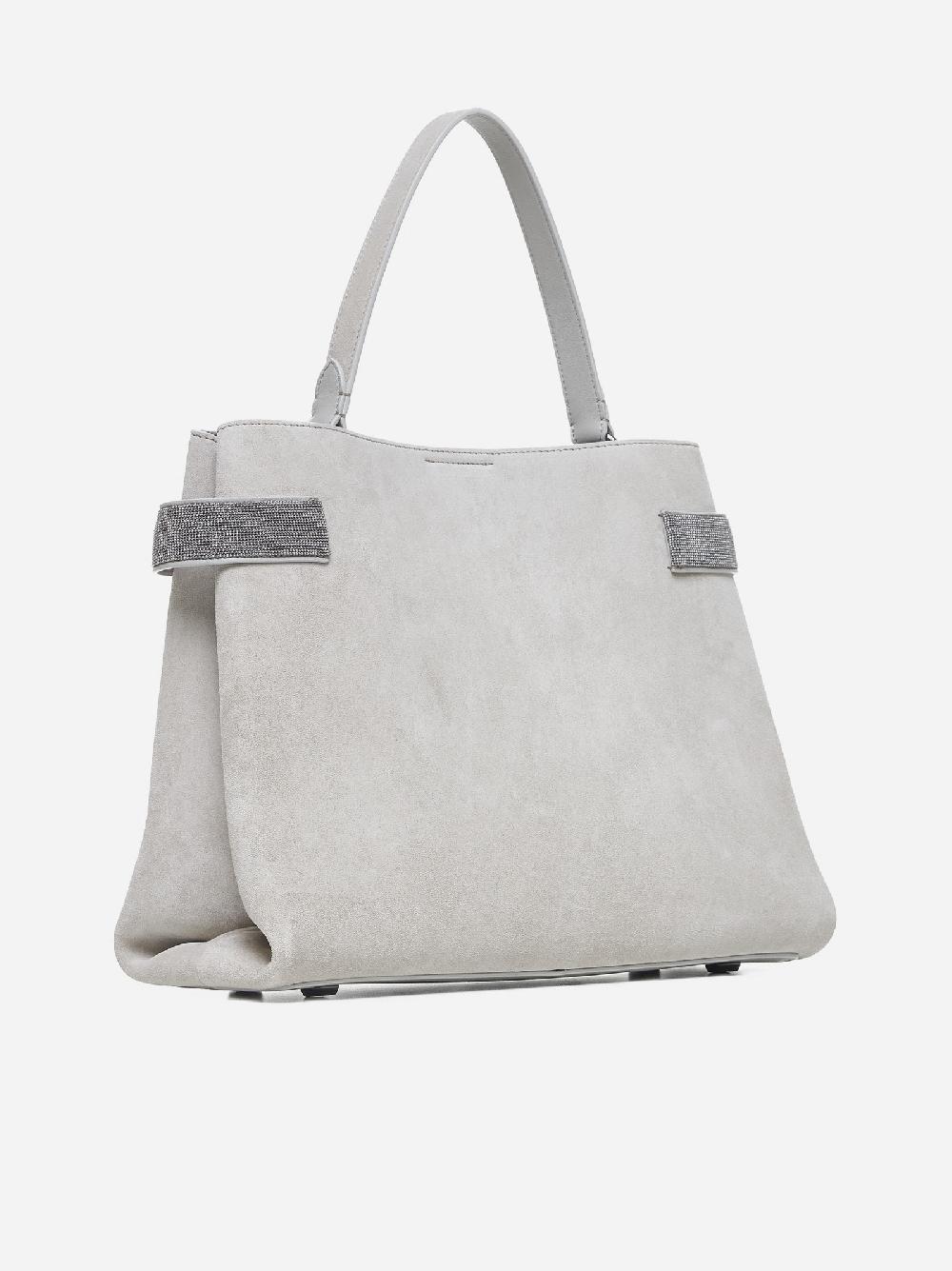 BRUNELLO CUCINELLI Borsa Essence in suede Italy