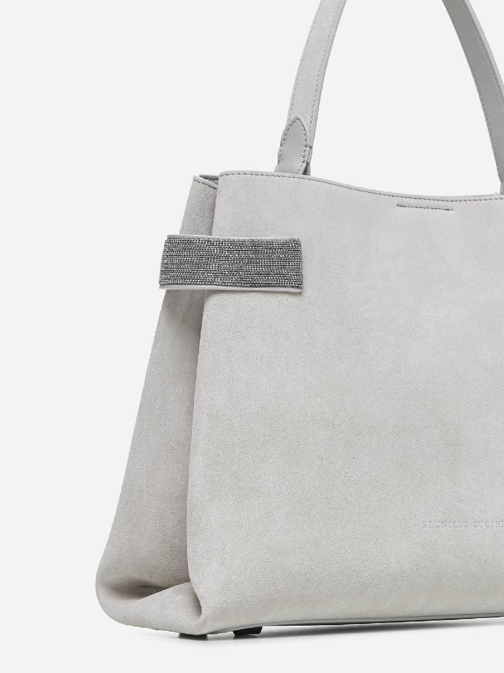 BRUNELLO CUCINELLI Borsa Essence in suede Italy